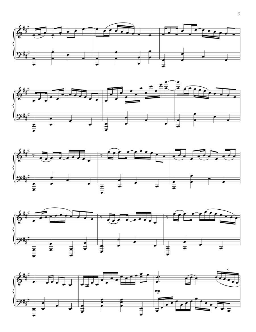 Electric Daisy Violin Piano Solo scores gallery preview page 3