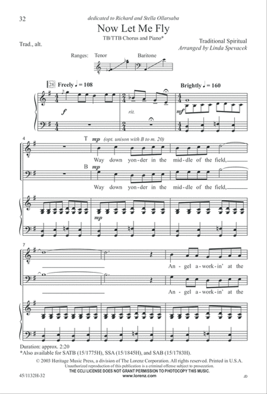 Singable Solutions for TB Choirs TB scores gallery preview page 32
