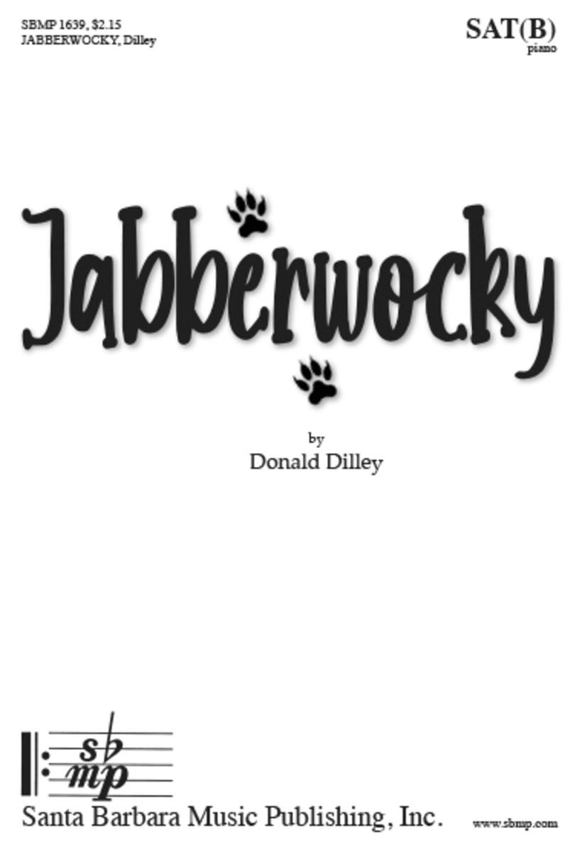 Jabberwocky - SAT(B) Octavo image number null