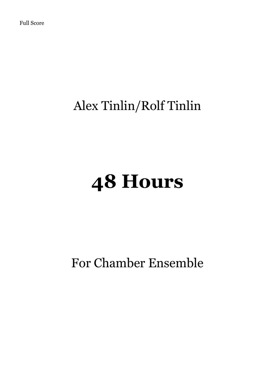 48 Hours Small Ensemble scores gallery preview page 1