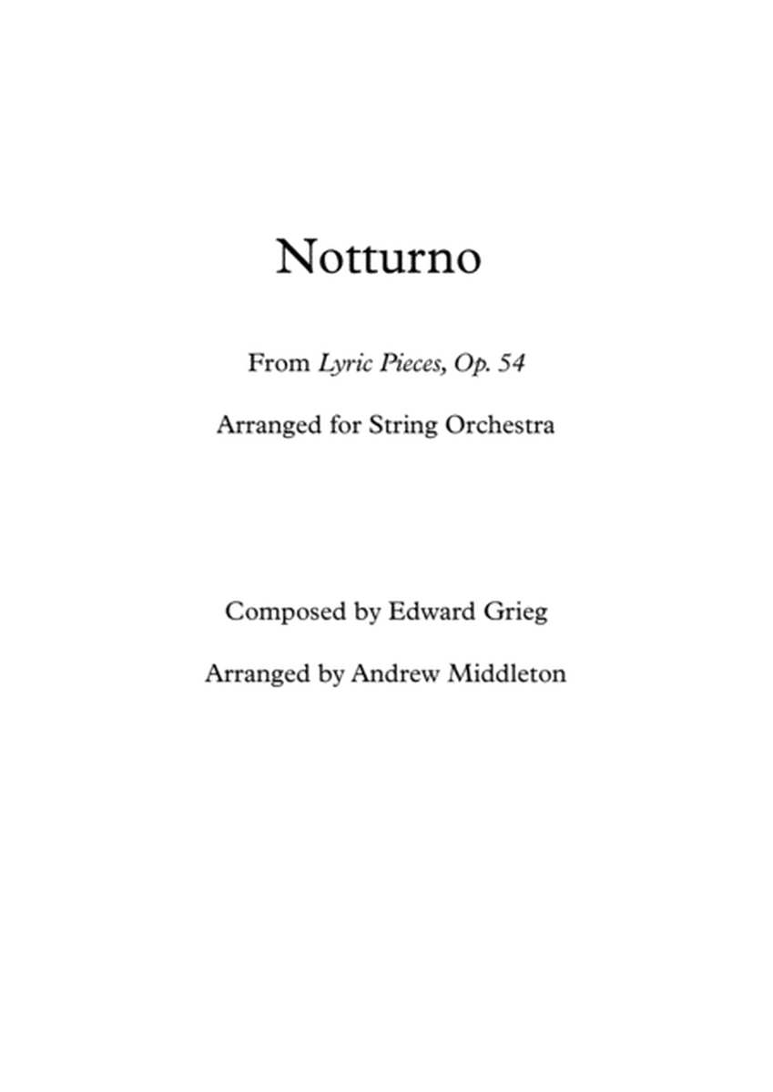 Notturno, Op. 54 arranged for String Orchestra