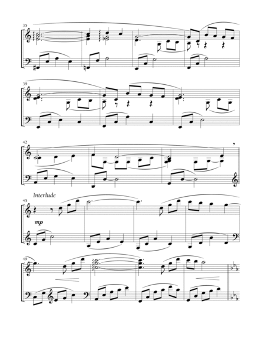 Moon River Piano Solo scores gallery preview page 3