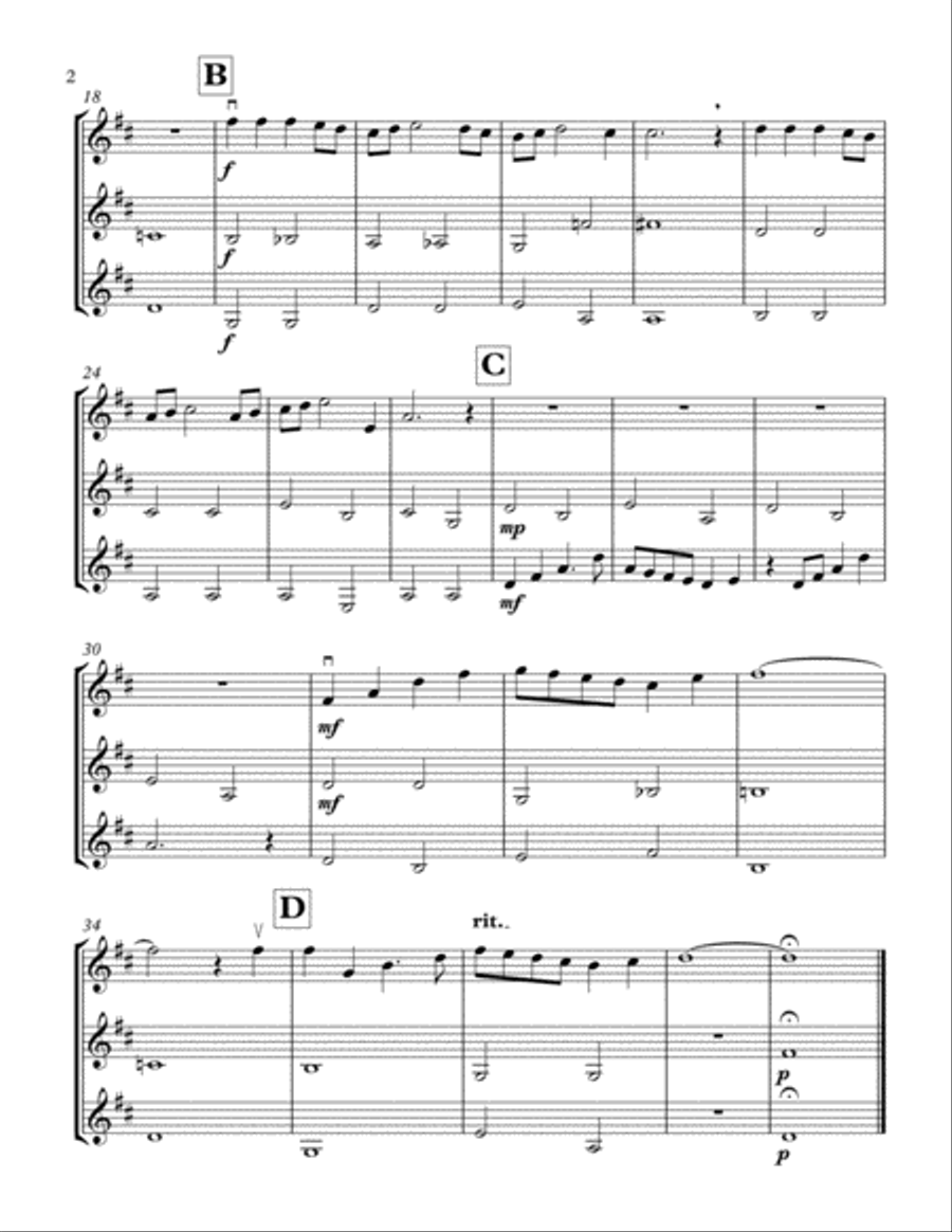 Have Yourself A Merry Little Christmas from MEET ME IN ST. LOUIS String Trio scores gallery preview page 3