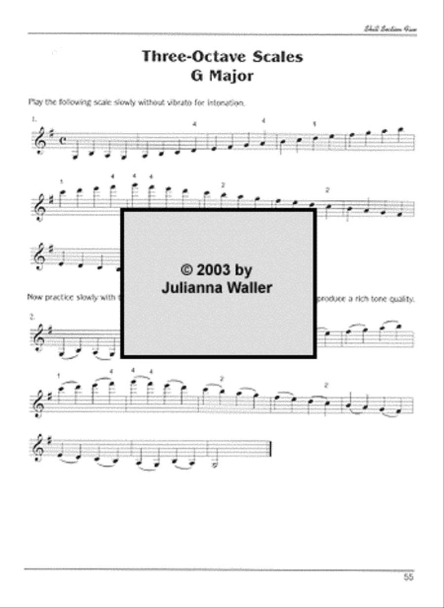 Sensible Scales Plus! Violin scores gallery preview page 3