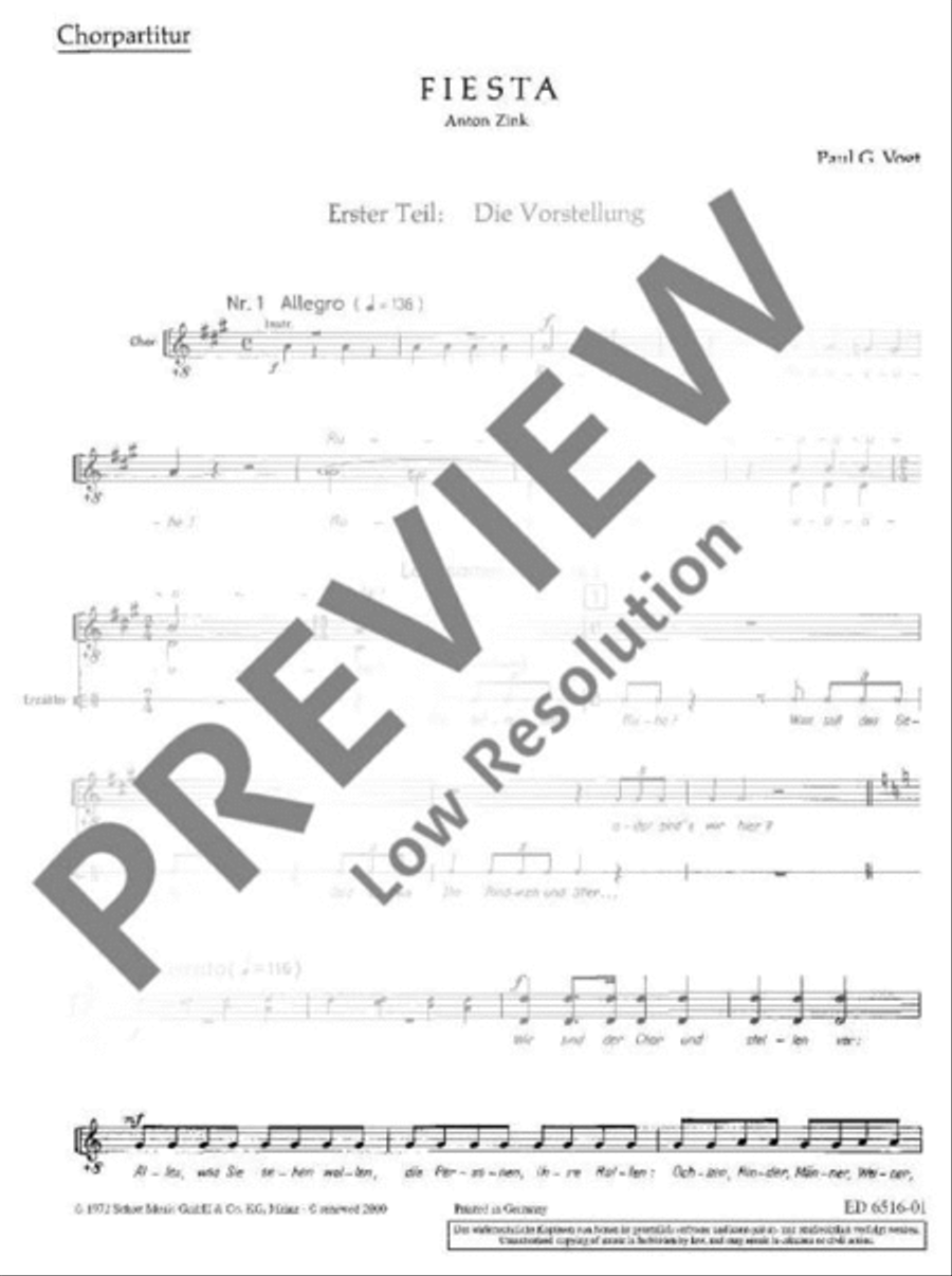 Fiesta Fiesta 4-Part scores gallery preview page 2