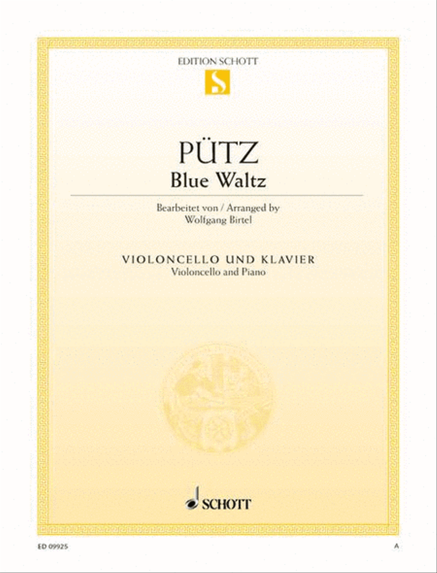 Blue Waltz Piano Accompaniment scores gallery preview page 1