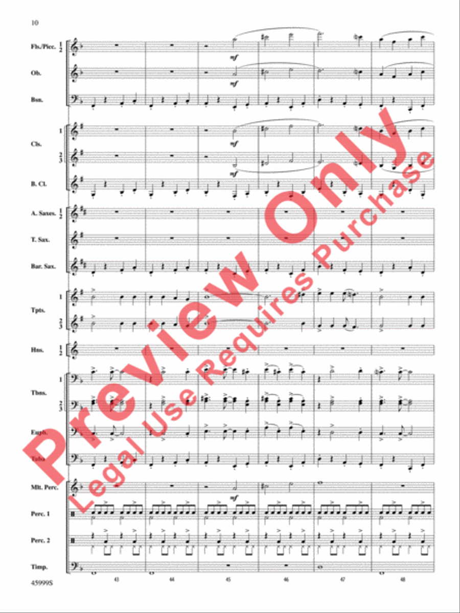 The Blue Ridge Concert Band scores gallery preview page 11