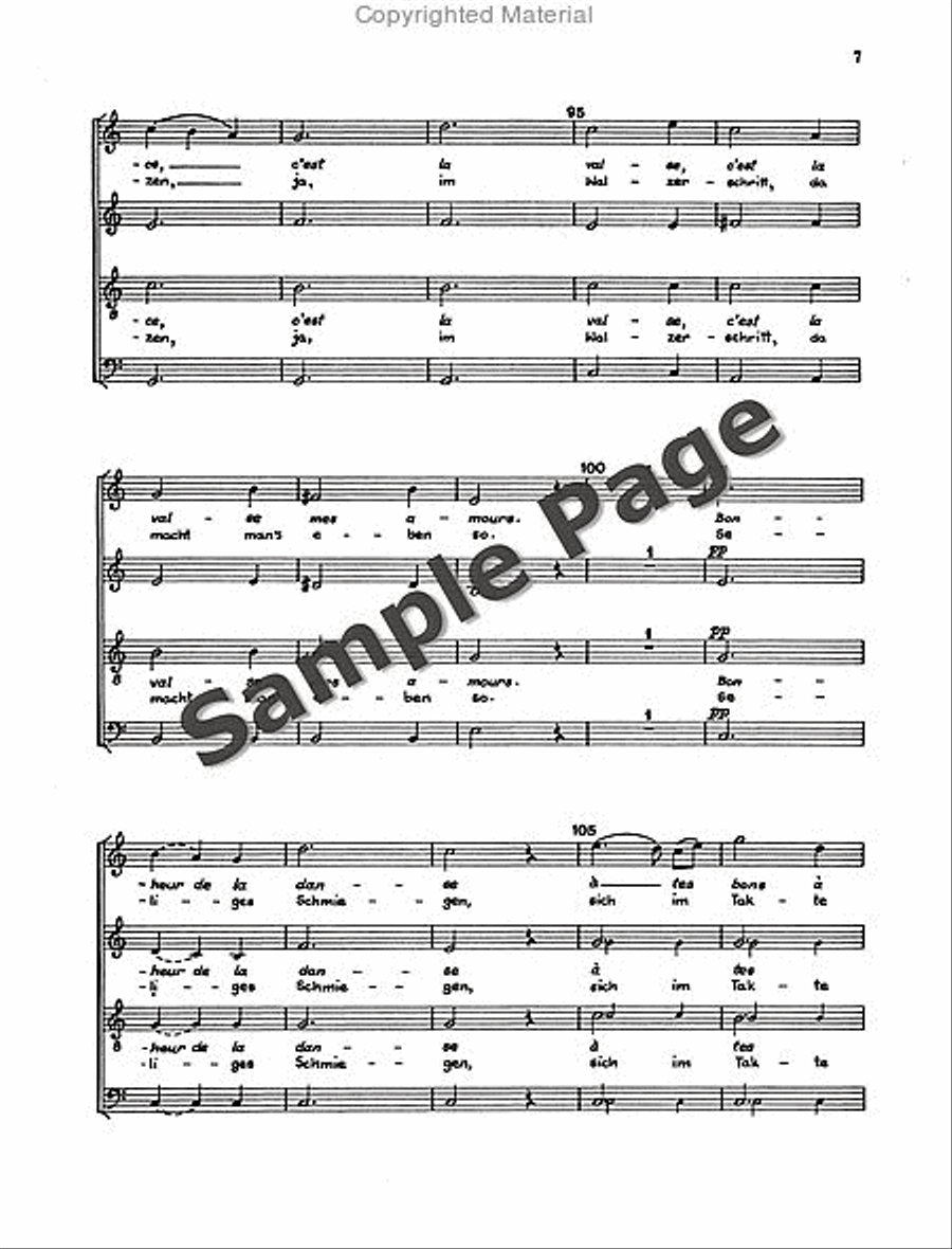Waltz with Chorus 4-Part scores gallery preview page 8