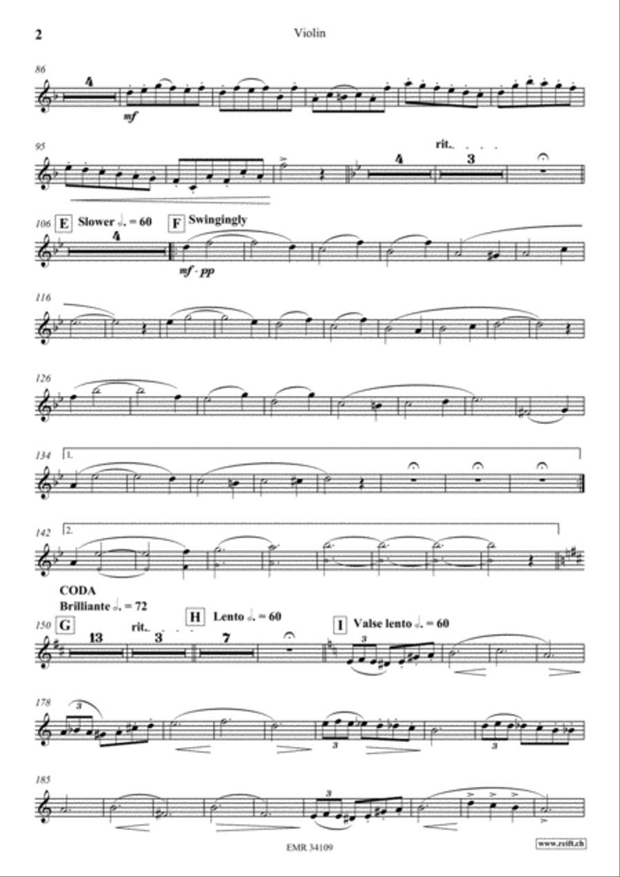 Birth Of Dawn Violin Solo scores gallery preview page 3