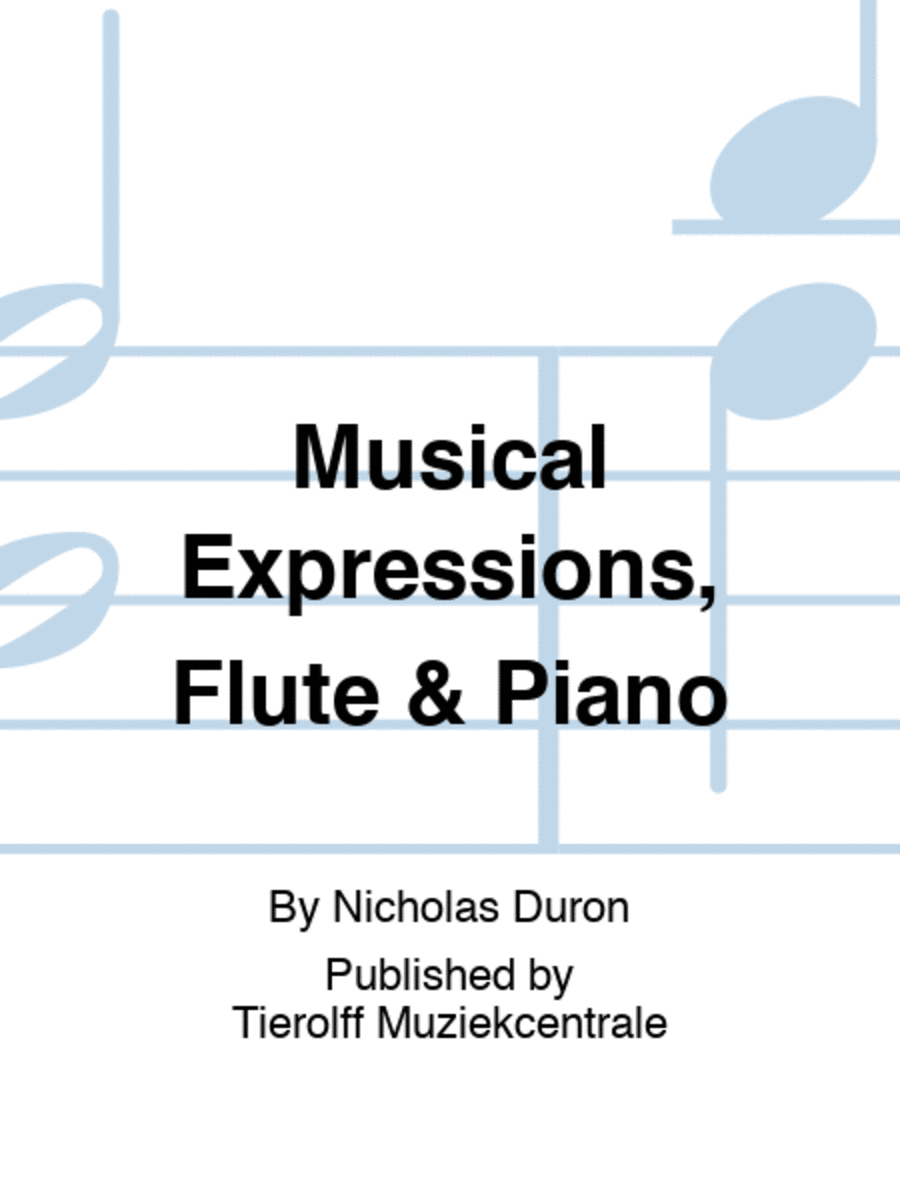 Musical Expressions, Flute & Piano Flute Solo scores gallery preview page 1