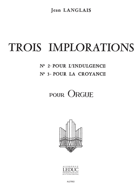 3 Implorations No.2 & No.3 (organ)