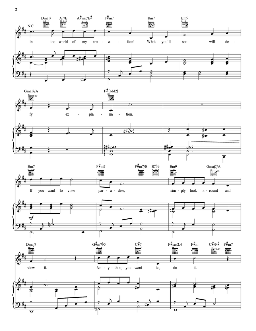 Pure Imagination Voice scores gallery preview page 2