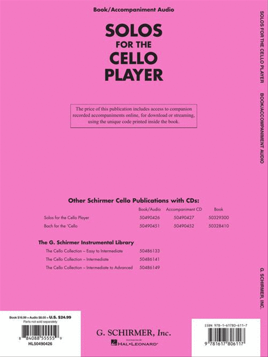 Solos for the Cello Player Piano Accompaniment scores gallery preview page 7