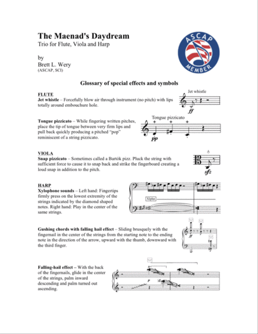 The Maenad's Daydream Small Ensemble scores gallery preview page 3