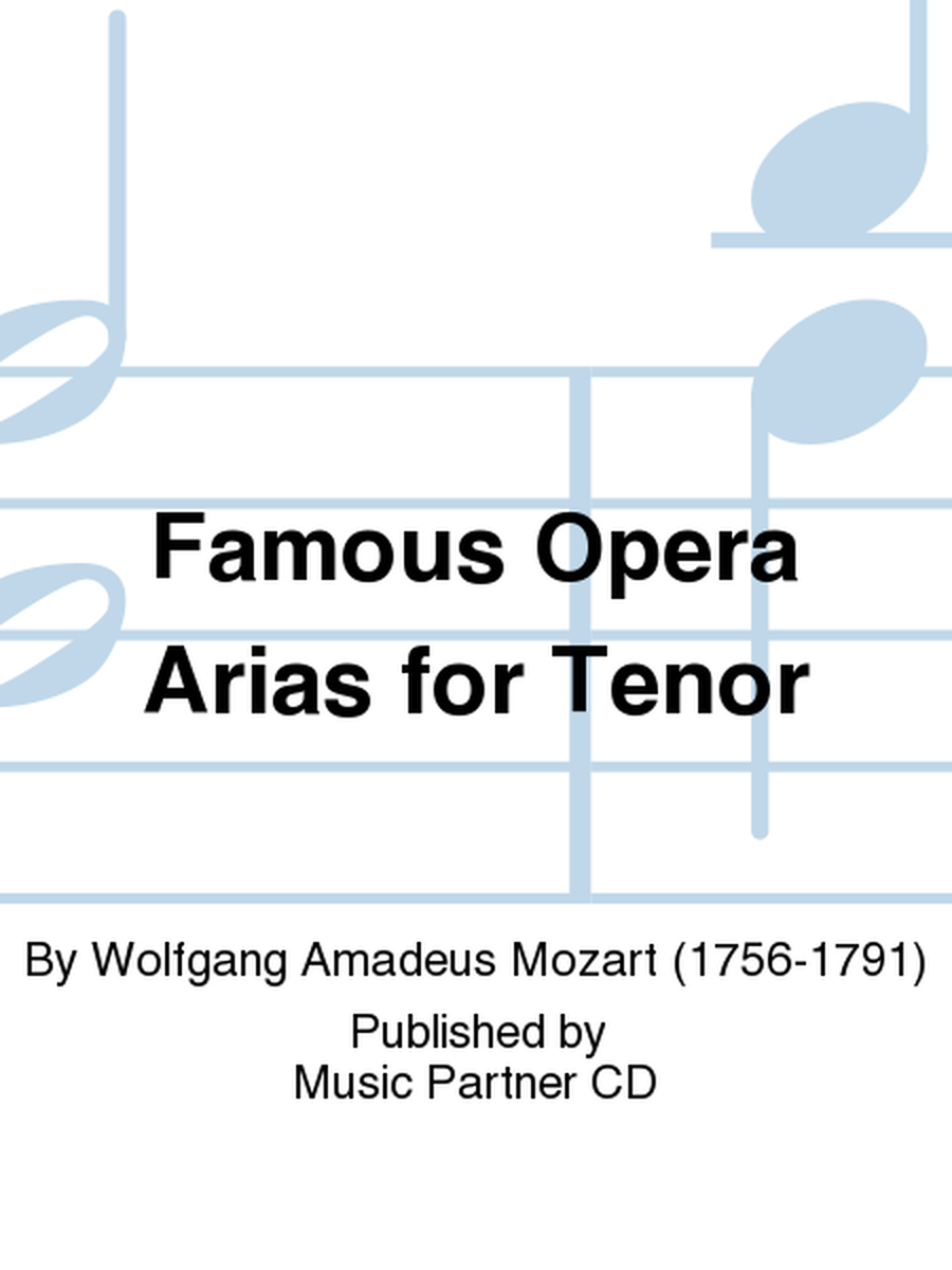 Famous Opera Arias for Tenor