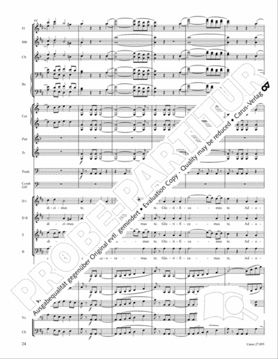 Messe solennelle de sainte Cecile STB scores gallery preview page 37