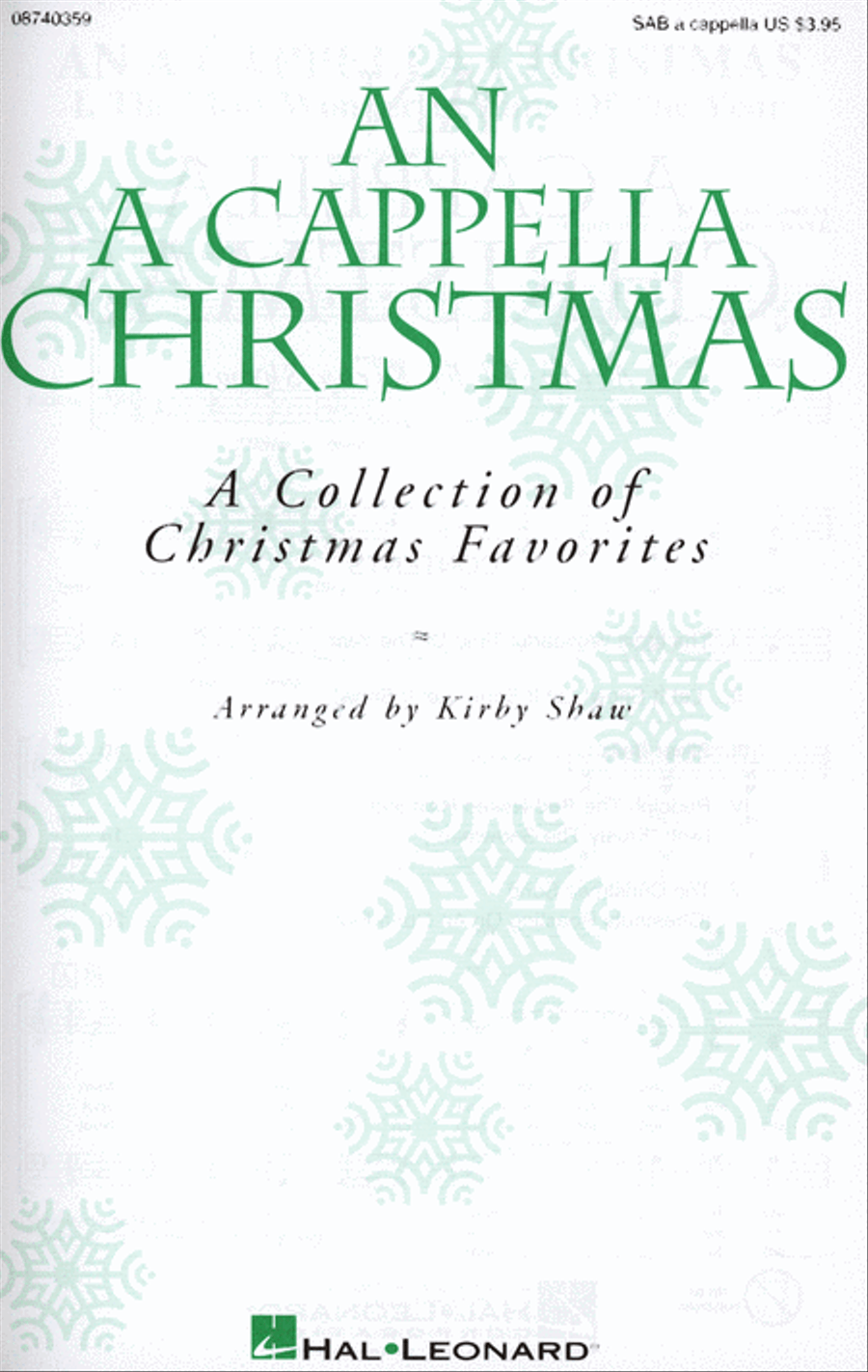 An A Cappella Christmas 3-Part scores gallery preview page 1