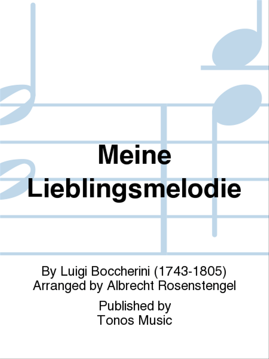 Meine Lieblingsmelodie Meine Lieblingsmelodie 4-Part scores gallery preview page 1