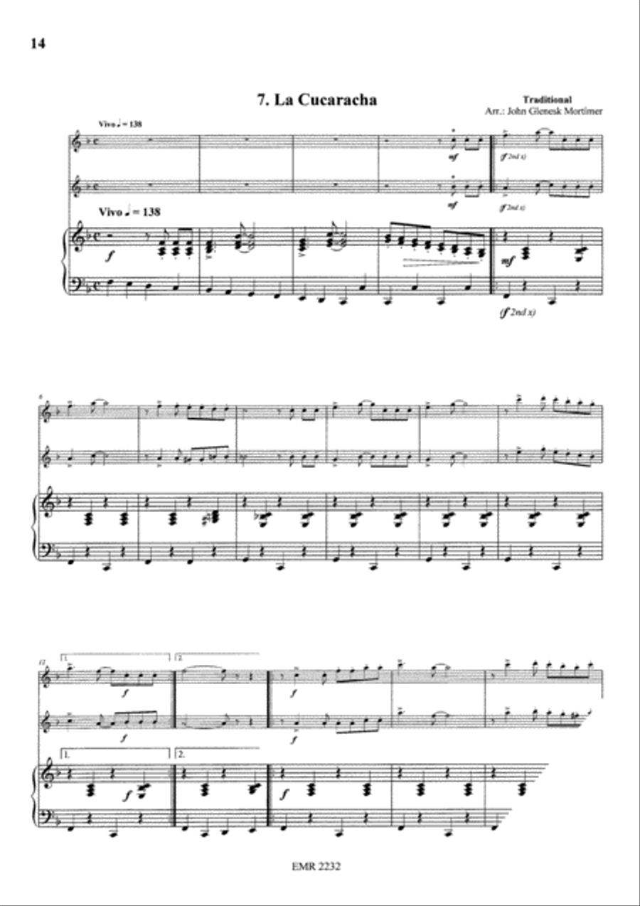 Duos Vol. 2 Flute Duet scores gallery preview page 9