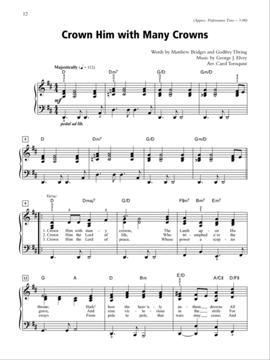 Hymns in Praise Style Piano Solo scores gallery preview page 8