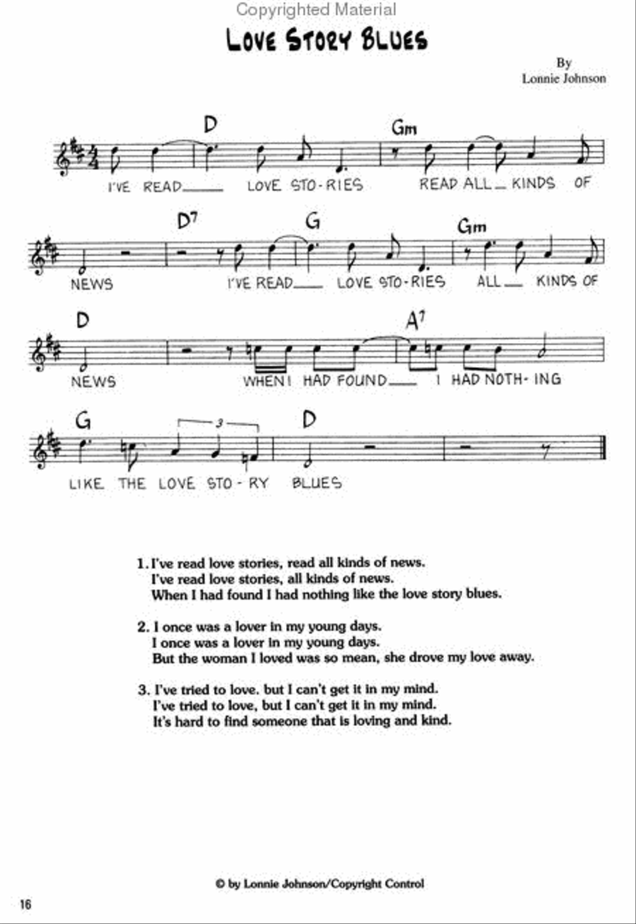 Stefan Grossman's Early Masters of American Blues Guitar: Lonnie Johnson Acoustic Guitar scores gallery preview page 2