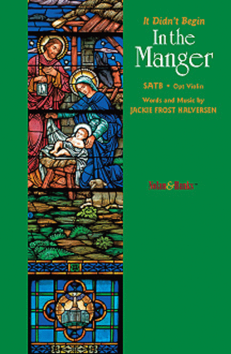 It Didn't Begin In the Manger - SATB (opt. Violin) image number null