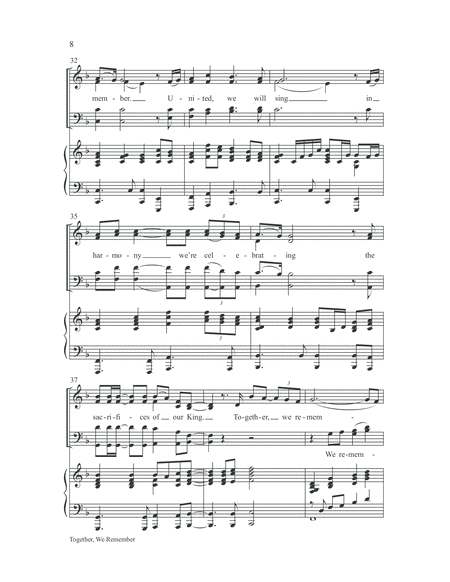 Together, We Remember-SATB-Digital Download image number null