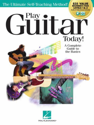 Book cover for Play Guitar Today! All-in-One Beginner's Pack