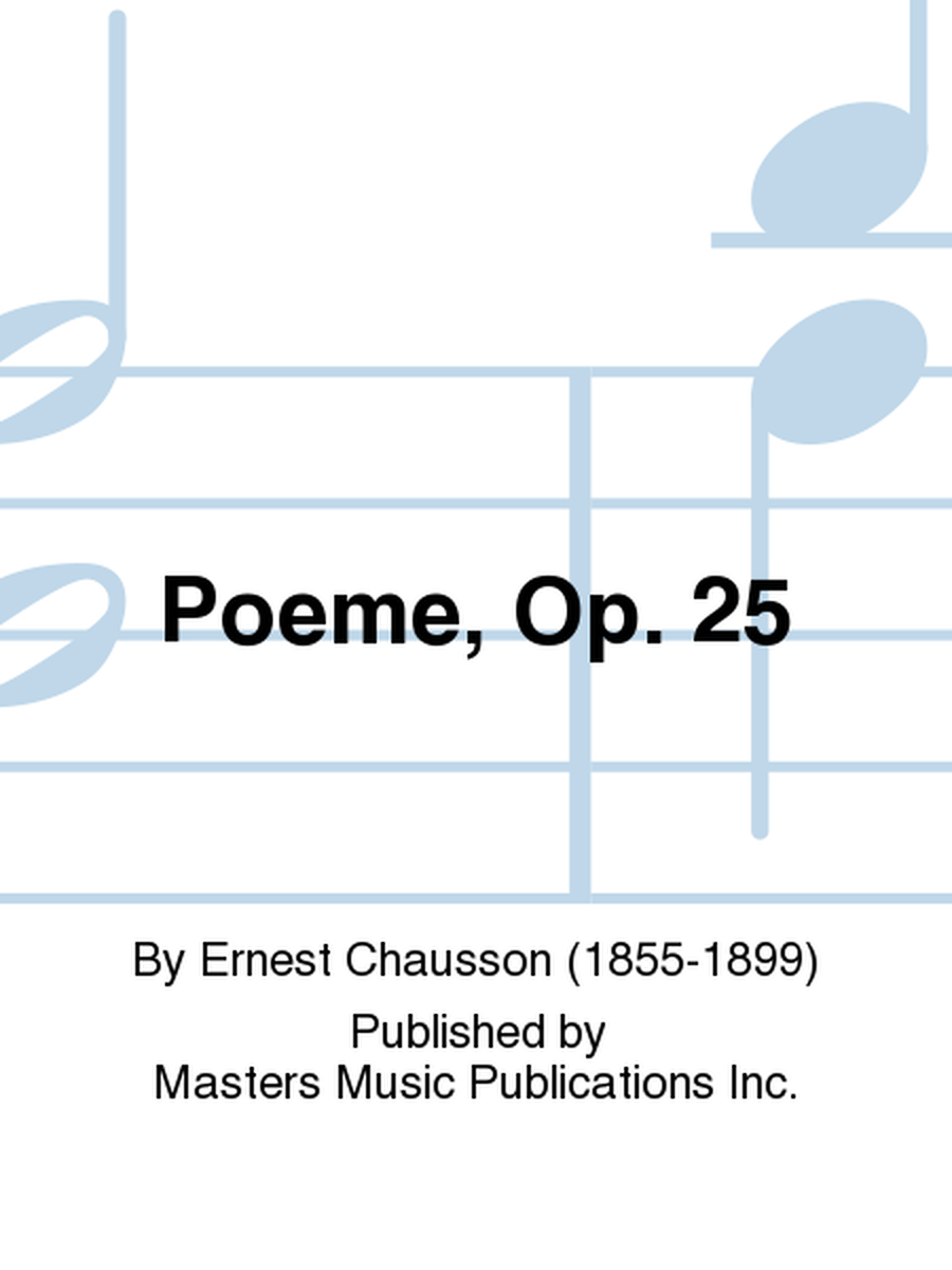 Poeme, Op. 25