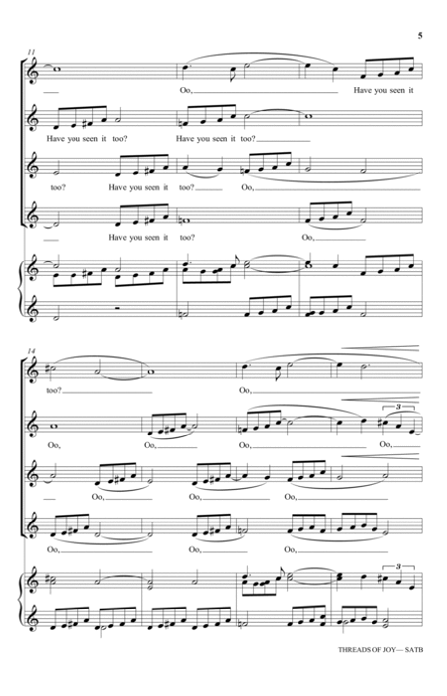 Threads Of Joy SSAA scores gallery preview page 3