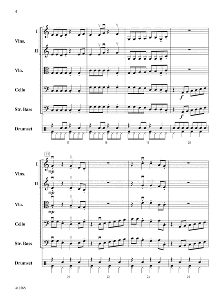 Zuma Breakers: Score Zuma Breakers: Score String Orchestra scores gallery preview page 4