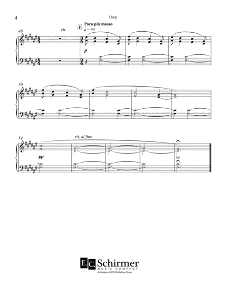 Requiem Songs (Downloadable Violin and Harp Parts for Chamber Version)