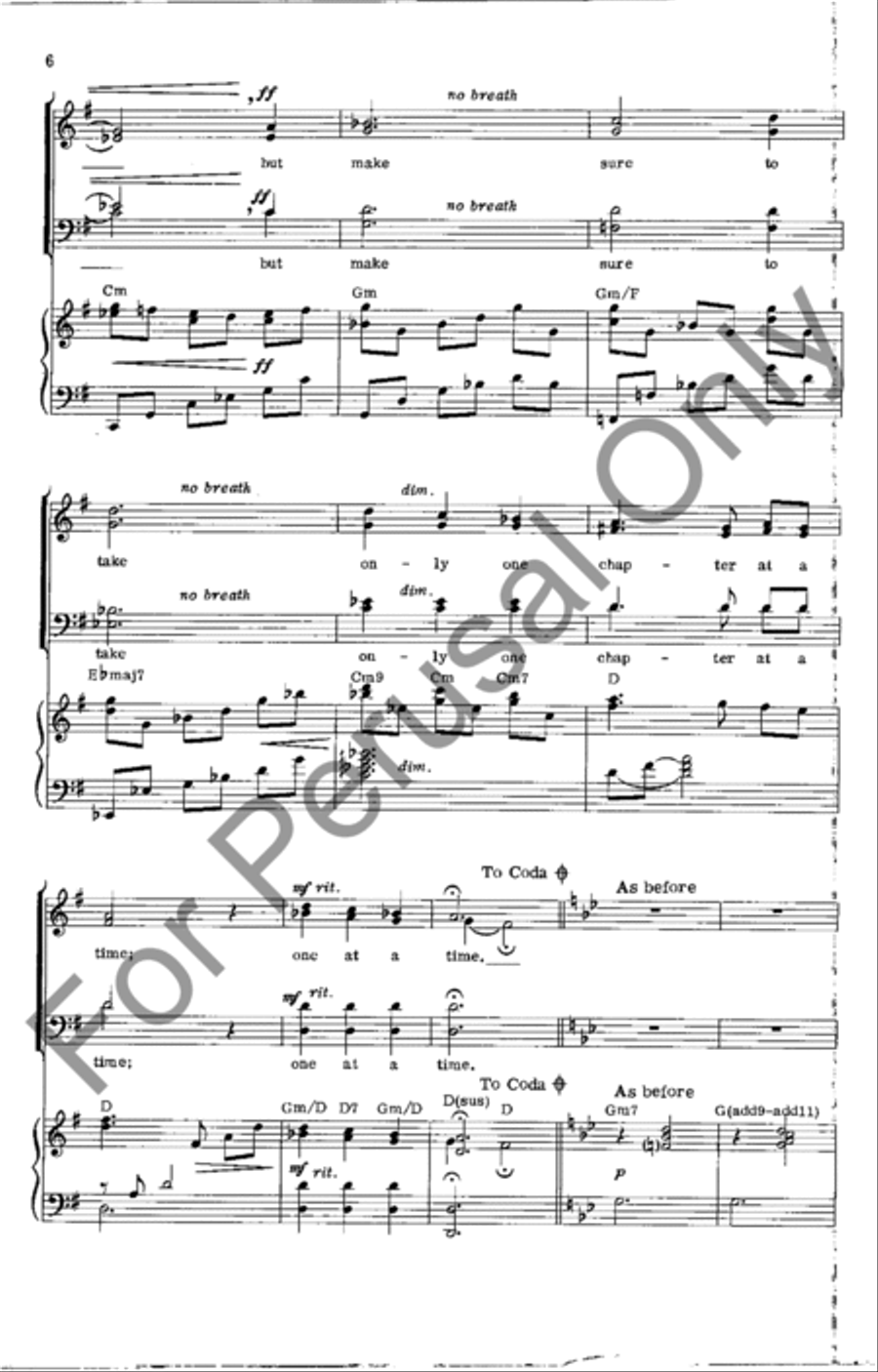 Your Book Of Life 4-Part scores gallery preview page 6
