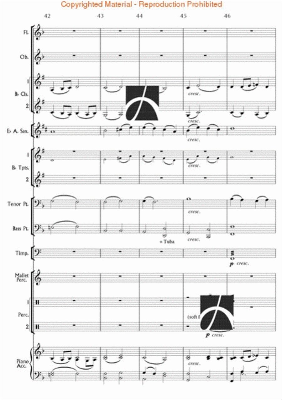 The Big Apple (A New York Symphony)(Symphony No. 2) Concert Band scores gallery preview page 10