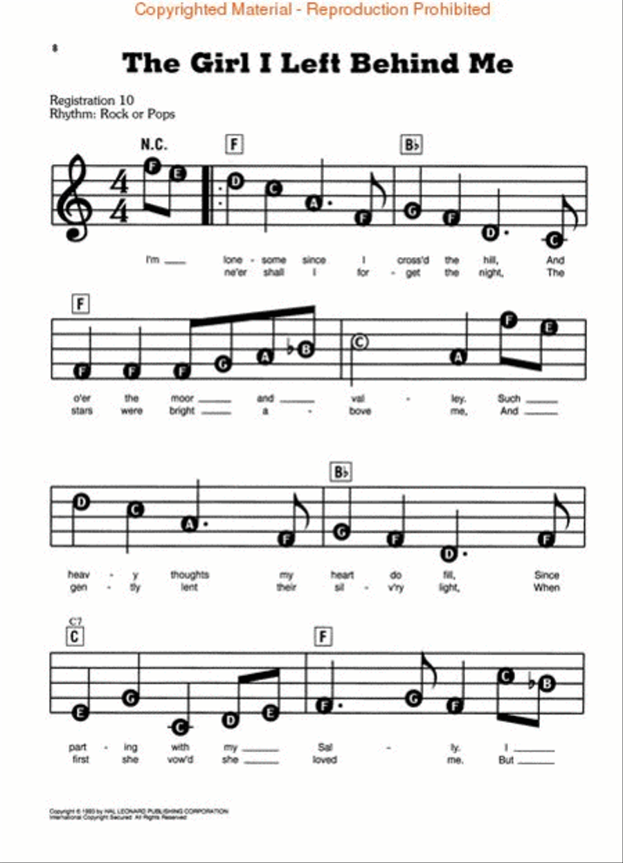 Irish Favorites Irish Favorites Electronic Keyboard scores gallery preview page 3