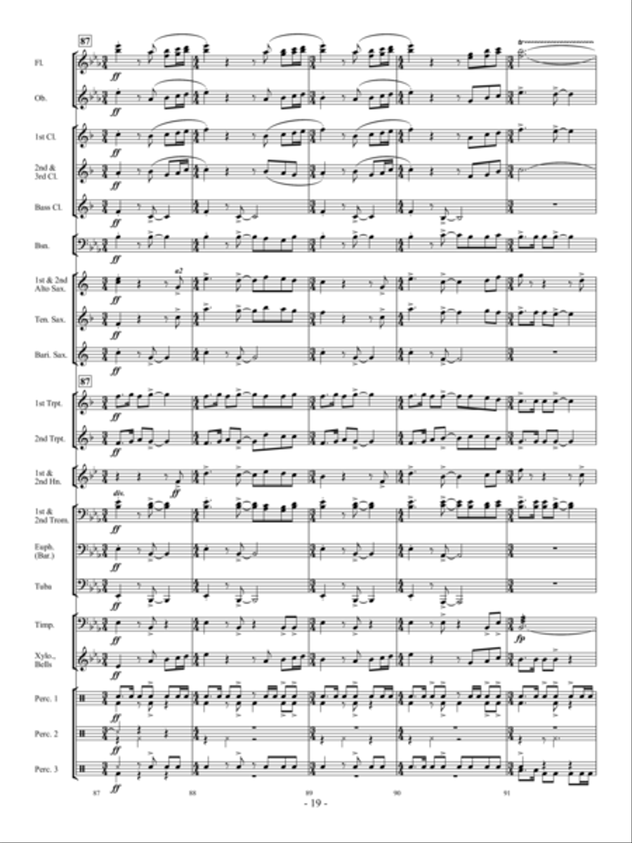 Dream Chaser Dream Chaser Concert Band scores gallery preview page 18