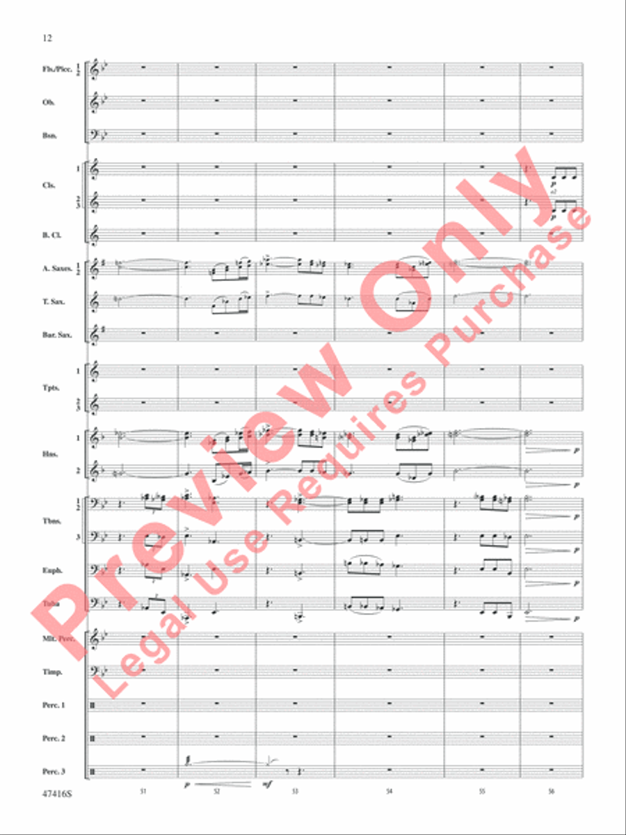 Rogue River Concert Band scores gallery preview page 13