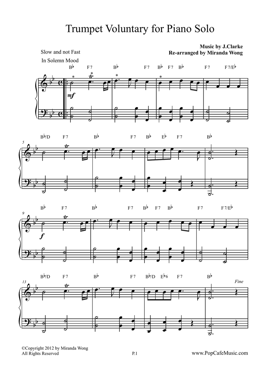 The trumpet voluntary discount