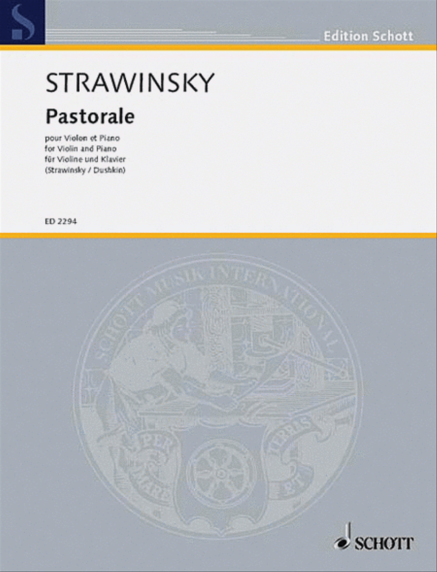 Pastorale Violin scores gallery preview page 1