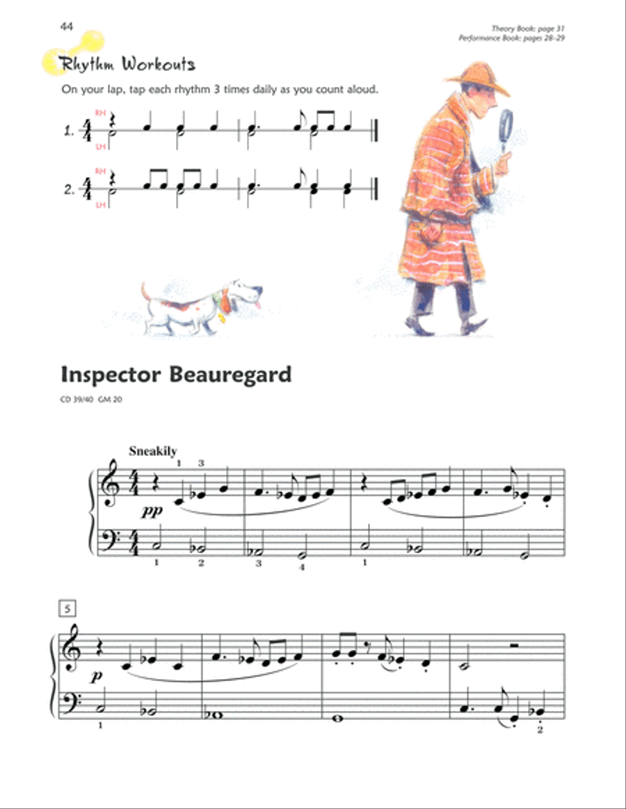 Premier Piano Course Lesson Book, Book 2B Piano Method scores gallery preview page 11
