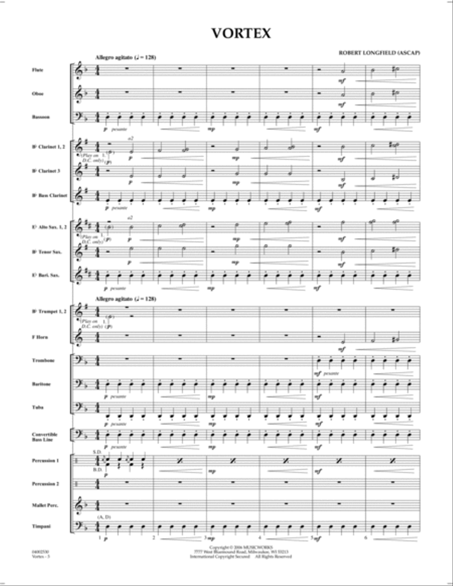 Vortex - Full Score Vortex - Full Score Score scores gallery preview page 3