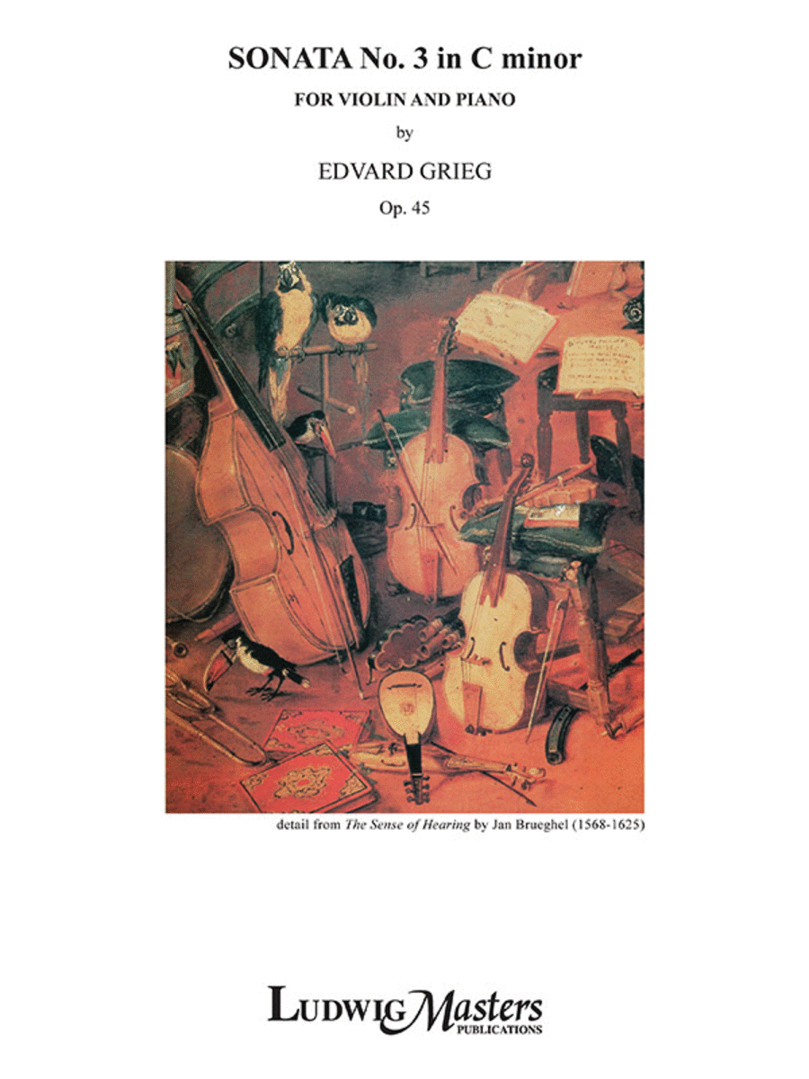 Violin Sonata No. 3 in C minor, Op. 45 Violin scores gallery preview page 1