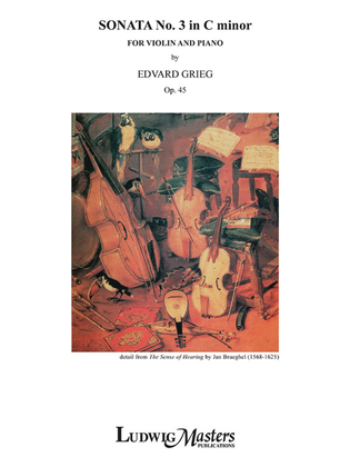 Book cover for Violin Sonata No. 3 in C minor, Op. 45