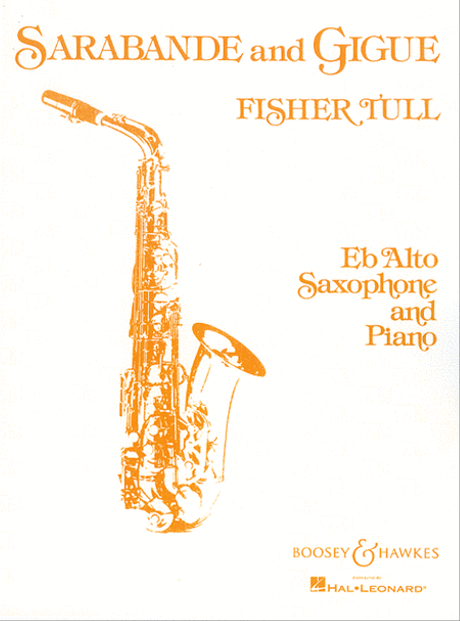 Sarabande and Gigue Alto Saxophone scores gallery preview page 1