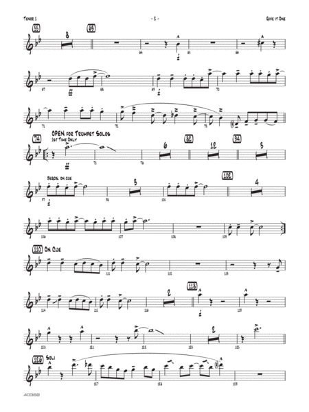 Give It One: B-flat Tenor Saxophone