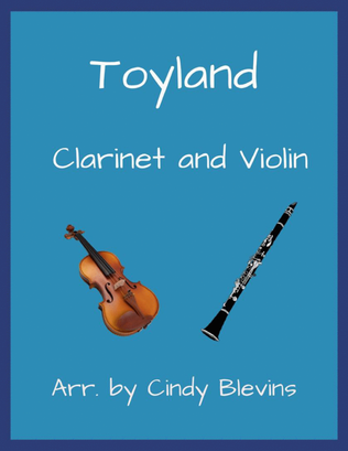 Book cover for Toyland, Clarinet and Violin