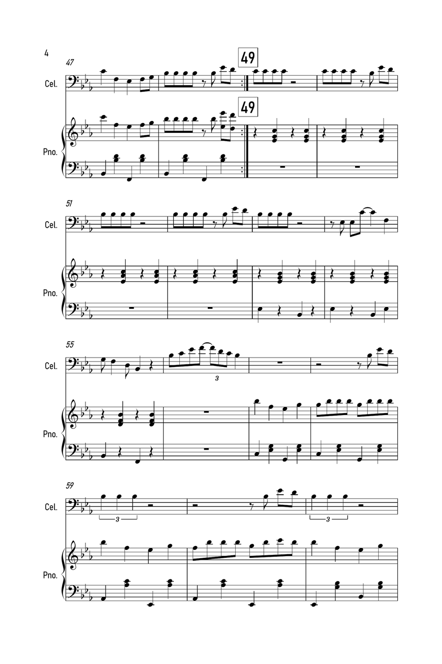 Savage Love Piano scores gallery preview page 4