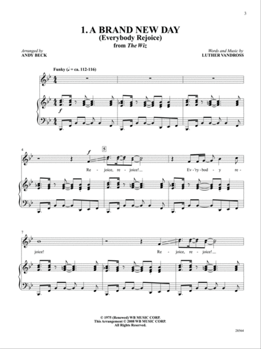 Broadway for Solo Singers Voice scores gallery preview page 3