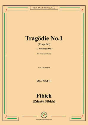 Fibich-Tragödie No.1,in A flat Major