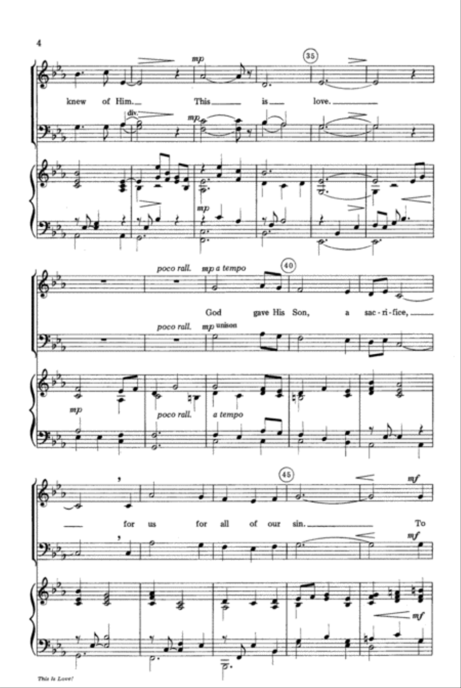 This Is Love 4-Part scores gallery preview page 4